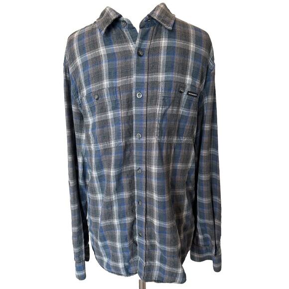 Oakley Mens Plaid Button Front Long Sleeve Casual Shirt Size M - Picture 1 of 6